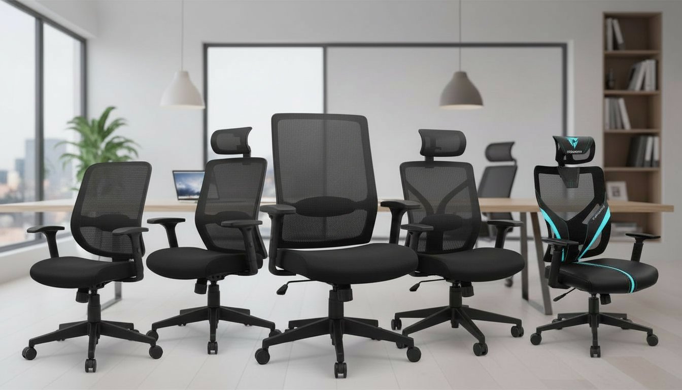 As 5 Melhores Cadeiras de Escritório Ergonômicas em 2025: Análise Completa para o Home Office