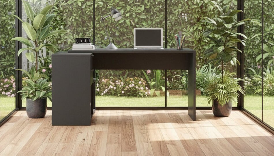 Mesa para home office com gavetas - Notável Office NT 2000