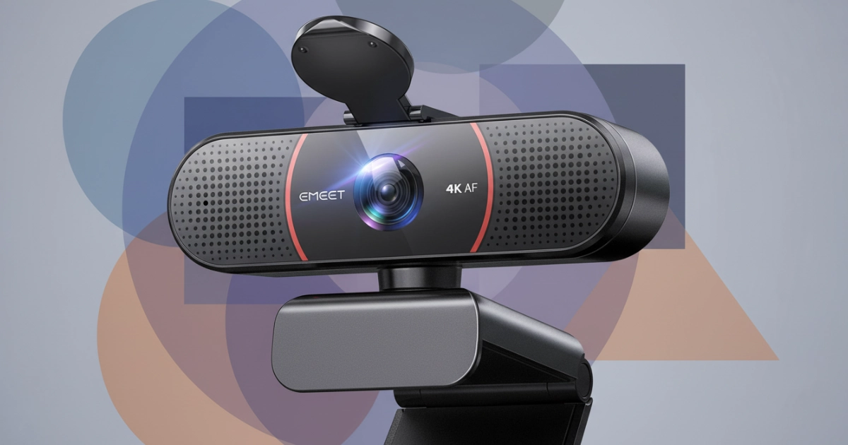 EMEET C960 4K webcam para home office — melhor custo-benefício