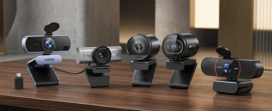 As 5 Melhores Webcams 4K para Home Office em 2026: Guia Completo