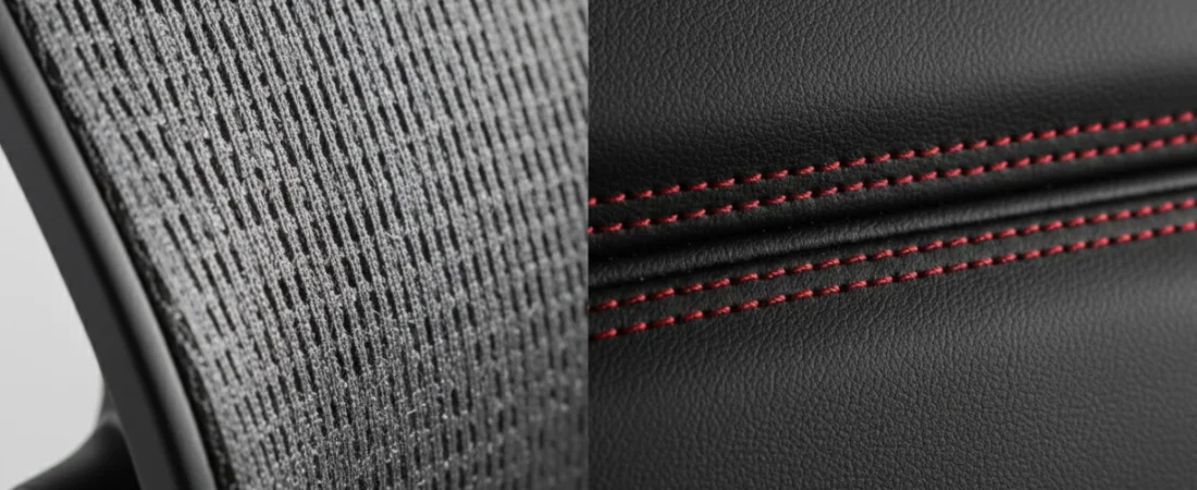 5 Diferenças: Cadeira de Tela Mesh ou Couro PU?