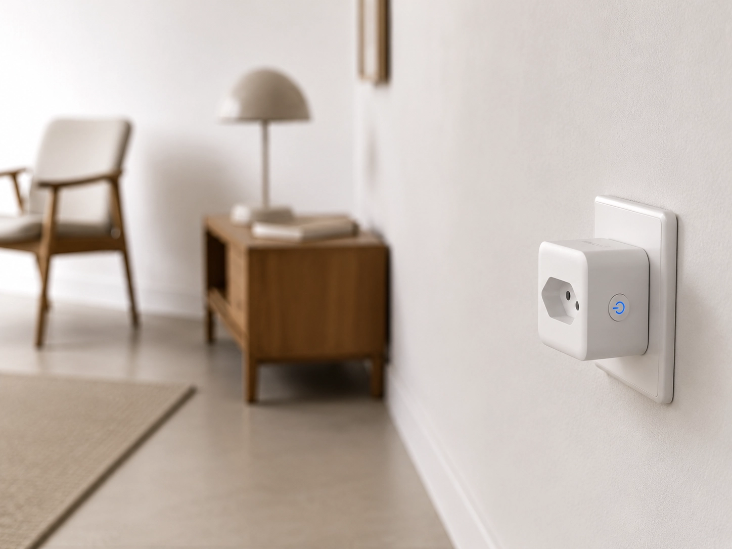 Adaptador de tomada inteligente wifi compatível com Alexa