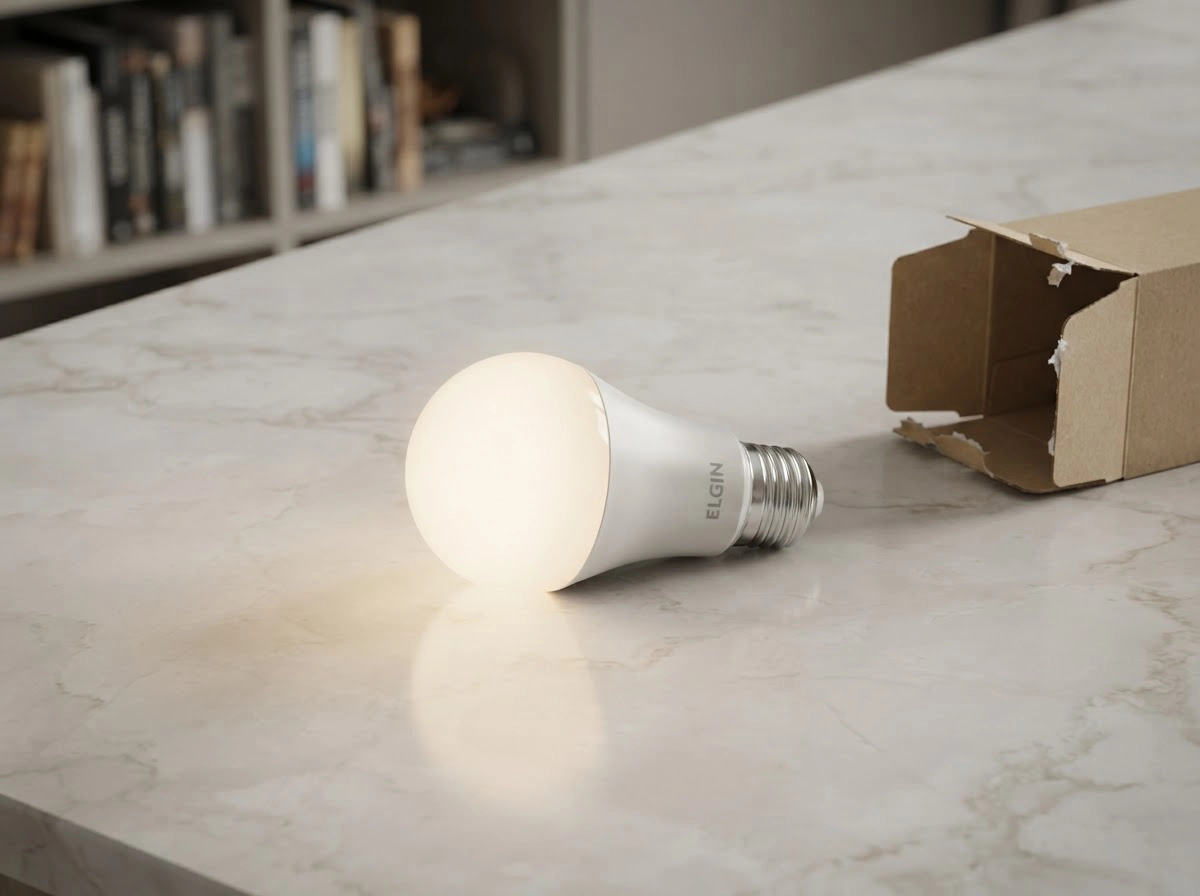 Lâmpada inteligente Elgin RGB com bocal E27